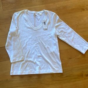 by Chicos White Women’s V-Neck